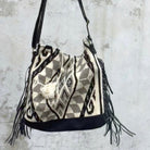 Infinita Fringe Bag Black Suede image 3