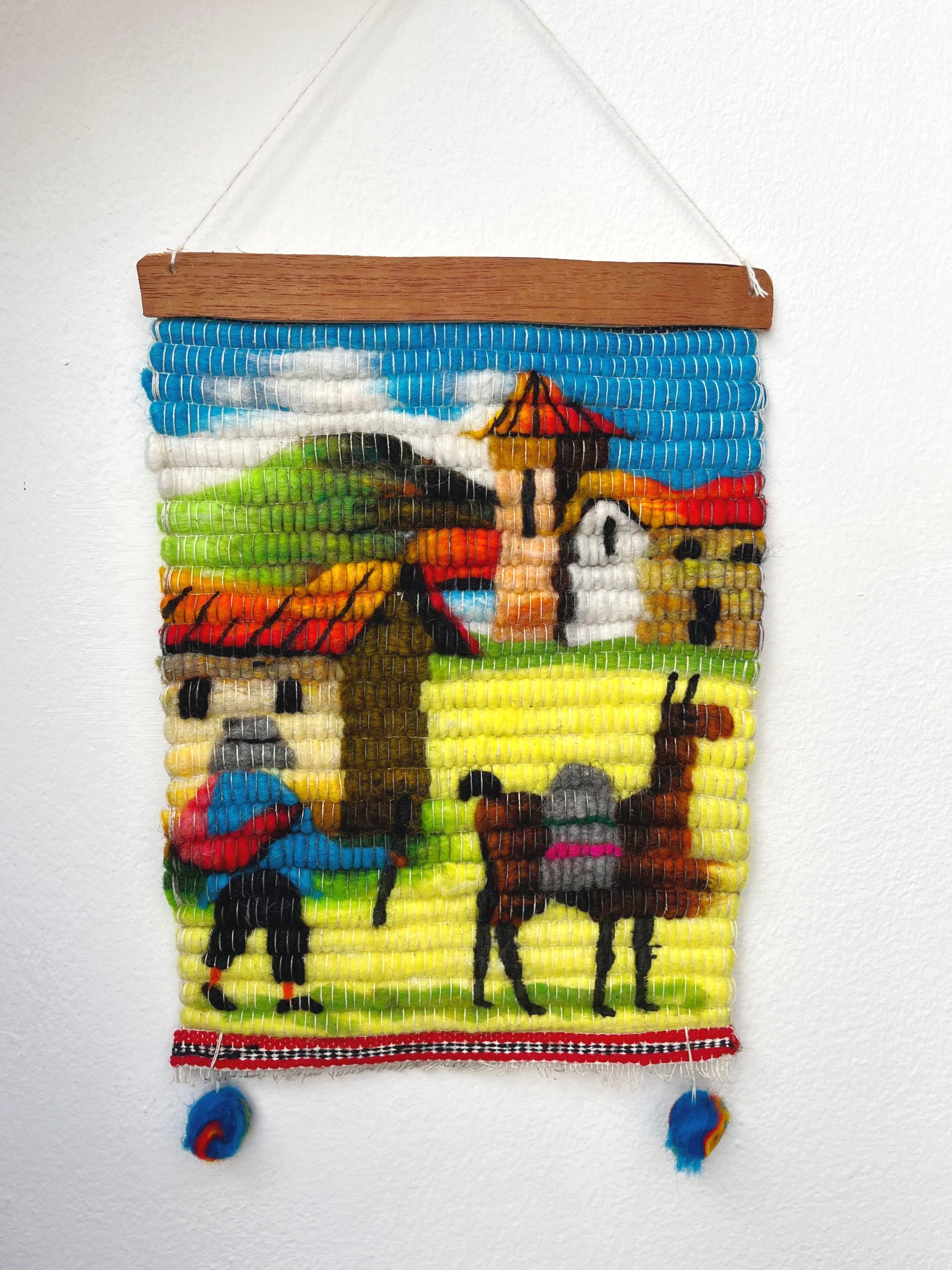 Lively Cholita Textile Wall Art image 4
