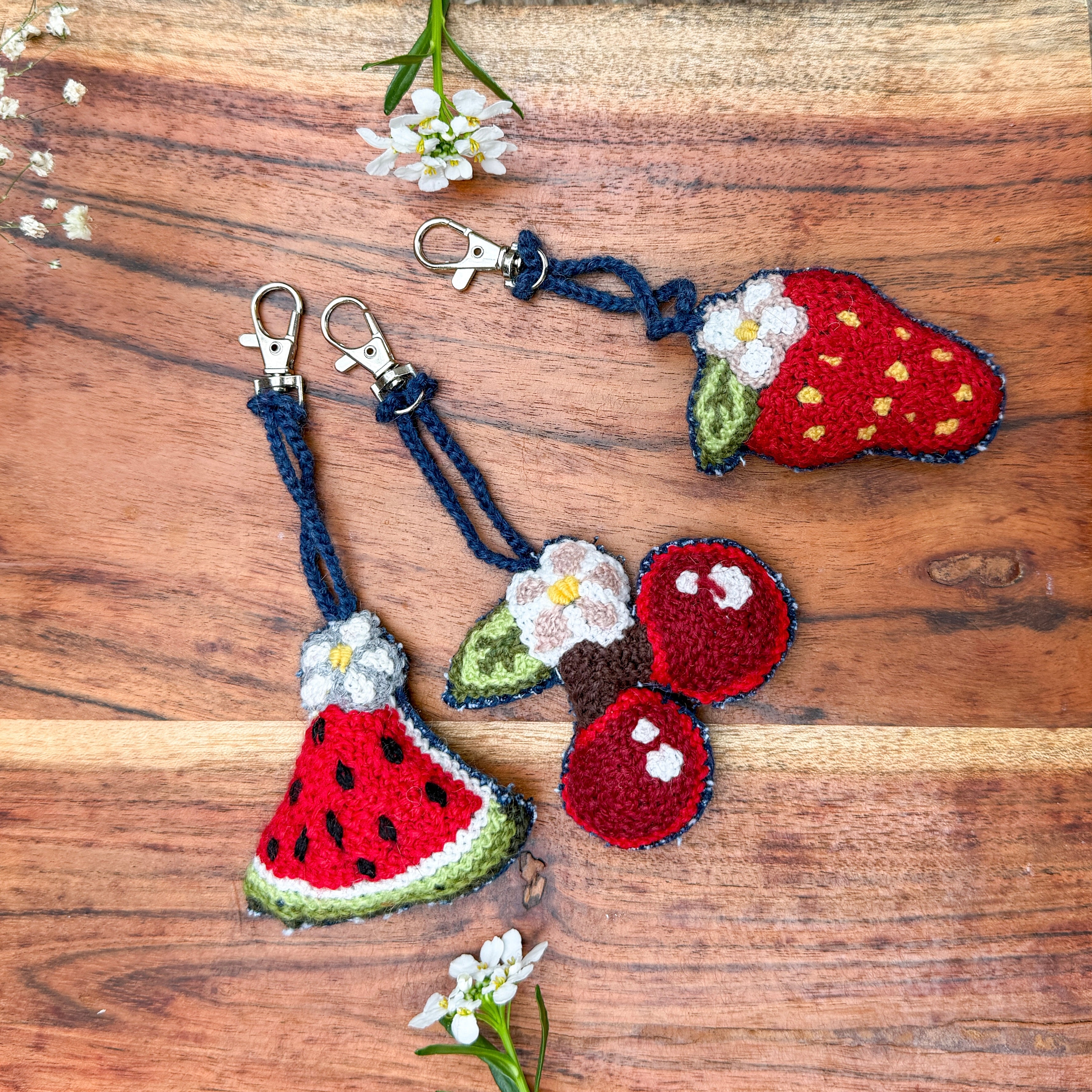 Fresh Harvest Embroidered Charm – Artesana Love