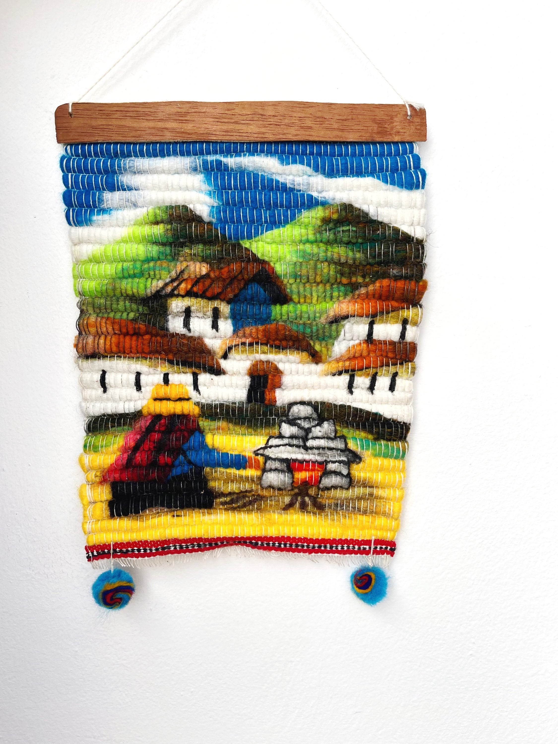 Lively Cholita Textile Wall Art image 2