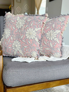 Diosa Floral Hand Embroidered pillowcase image 0