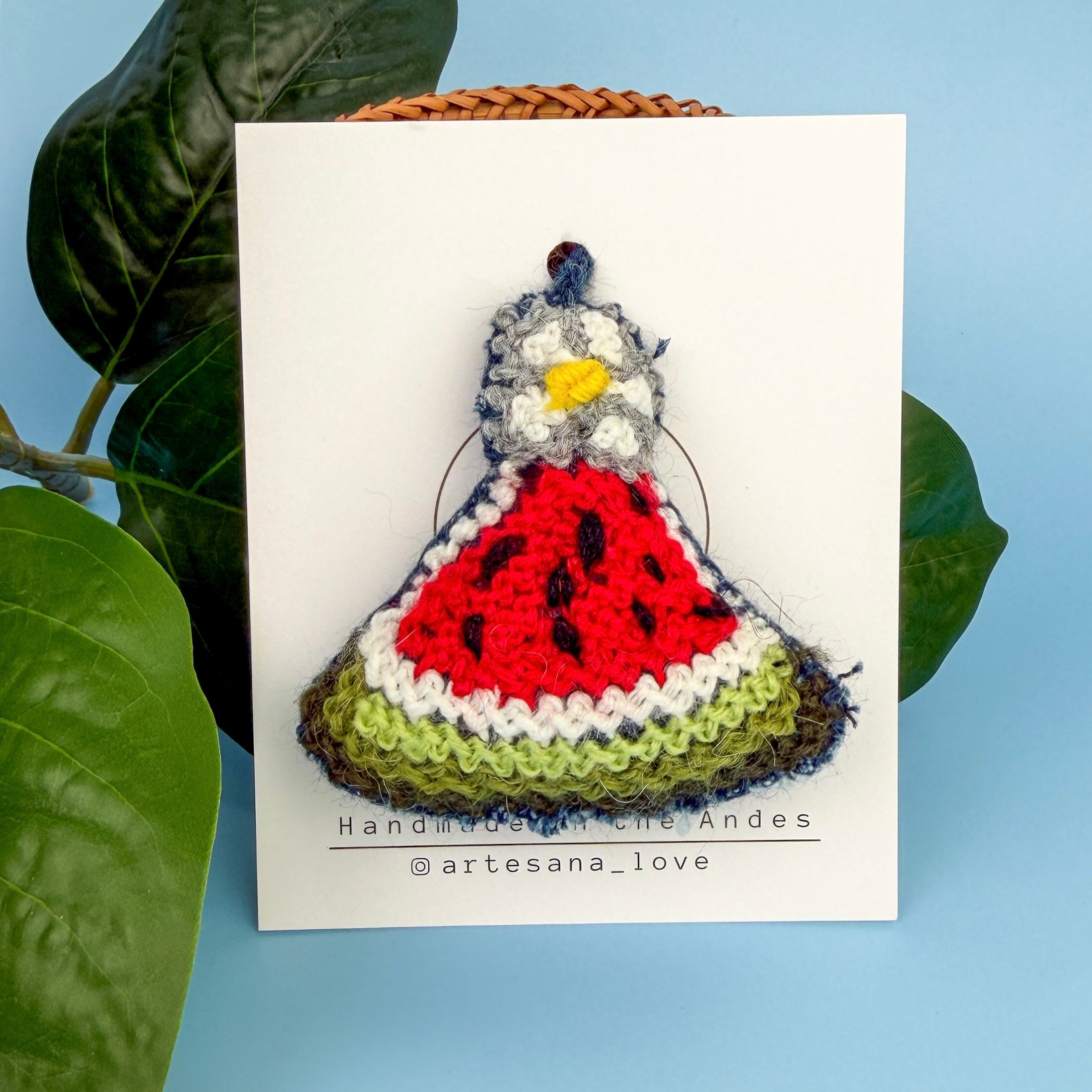 ハンドメイドうめ Fresh Harvest Embroidered Charm – Artesana Love