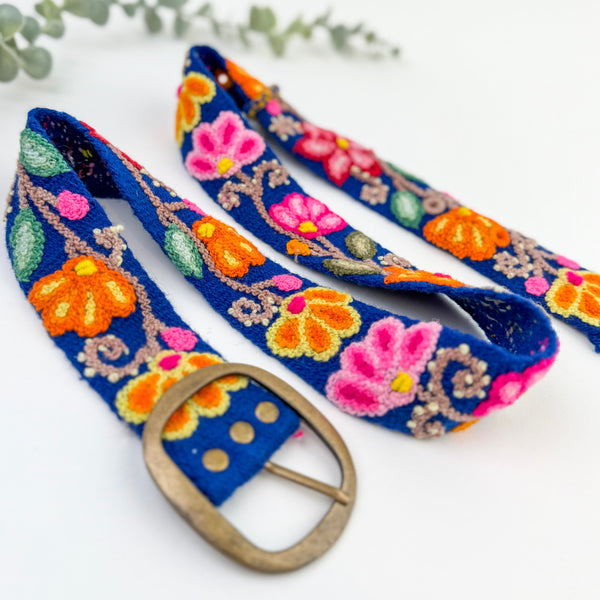 Stella Wide Embroidered Belt