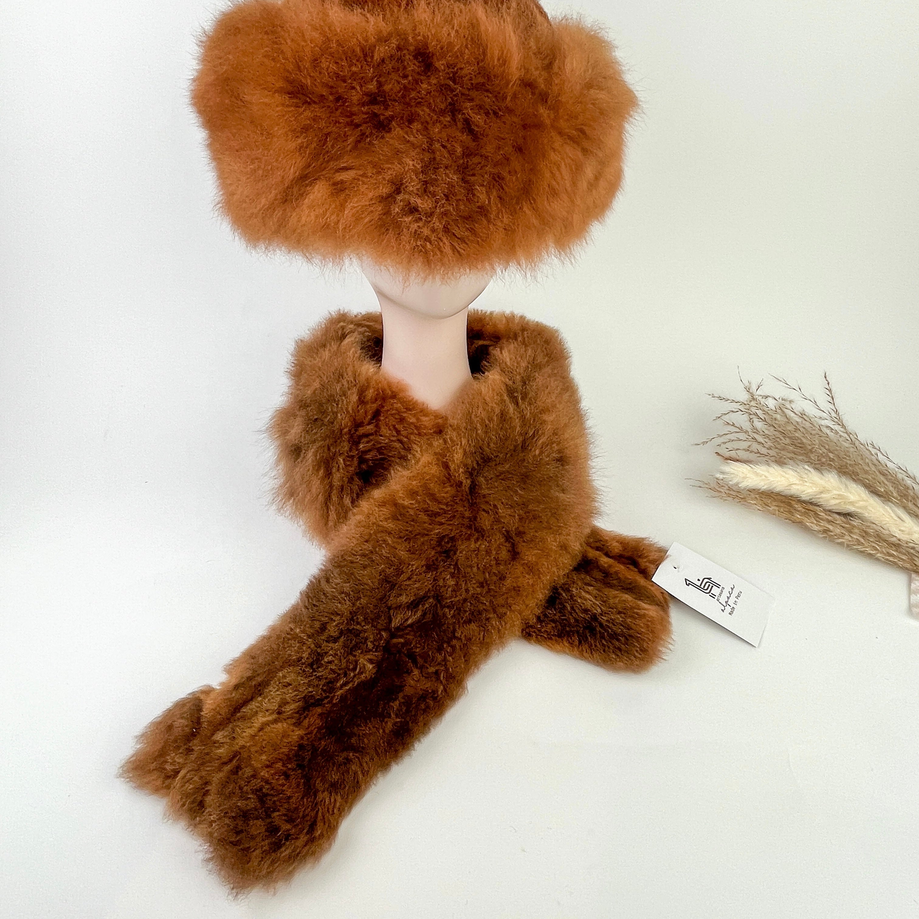 Genuine Alpaca Fur Scarf – Artesana Love