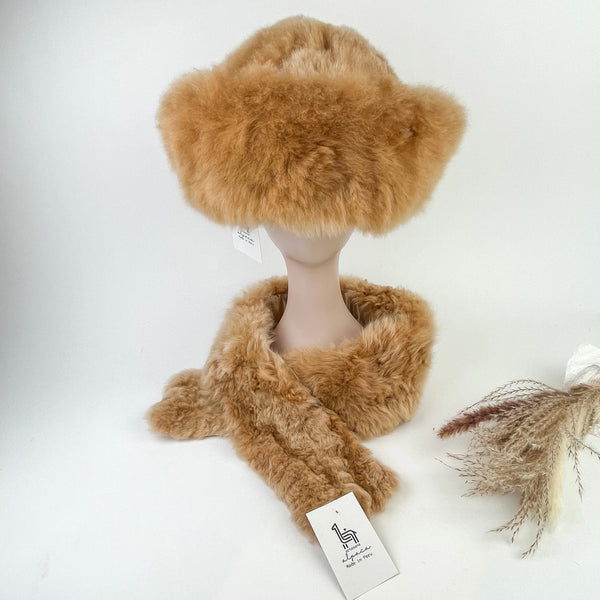 Genuine Alpaca Fur Scarf