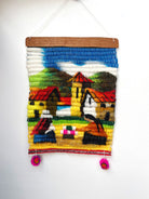 Lively Cholita Textile Wall Art image 3